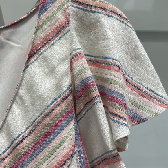 AMANDA UPRICHARD Chevron Stripe Shift Dress Size Small - Picture 12 of 16